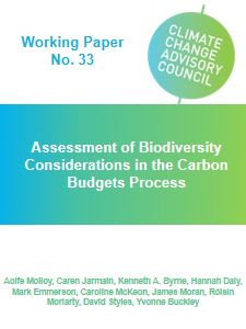 WP 33: Assessment Of Biodiversity Considerations in the Carbon Budgets Process